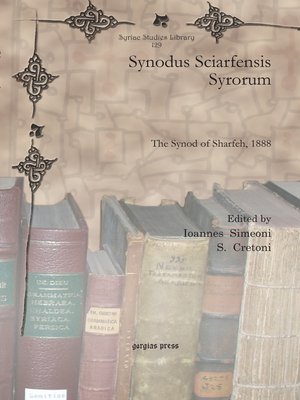 cover image of Synodus Sciarfensis Syrorum